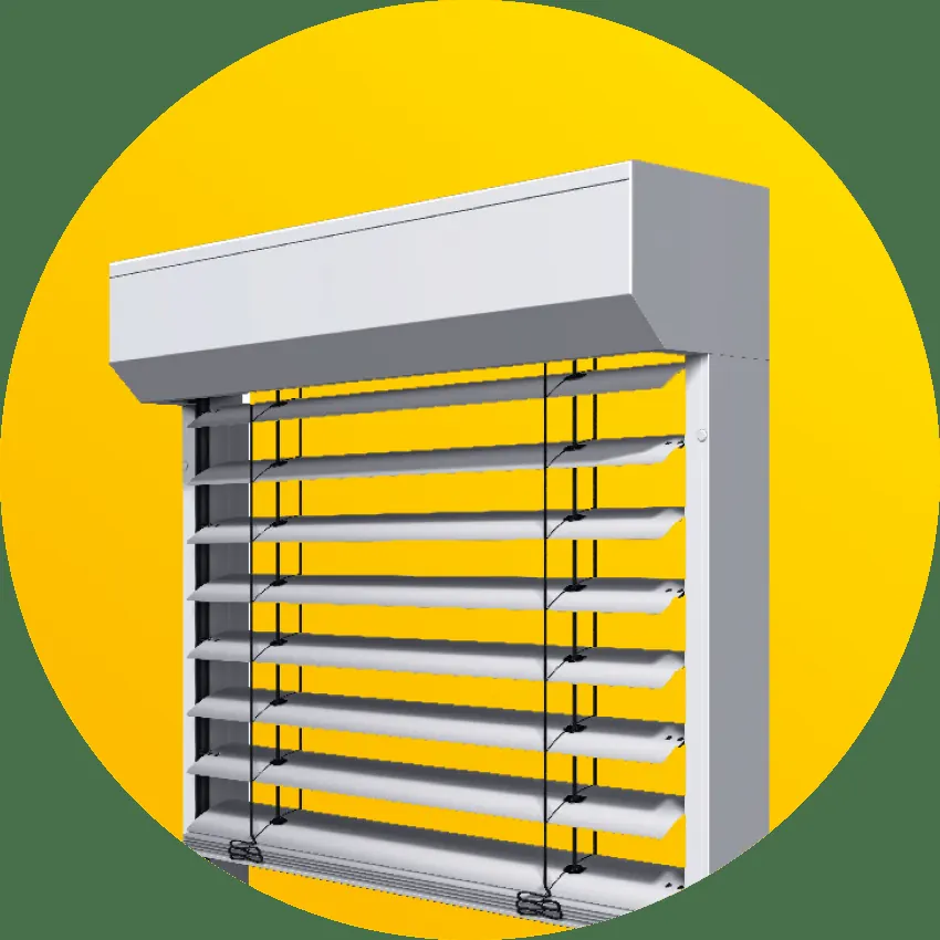 Brise-soleil orientable Belem pour rénovation de façade