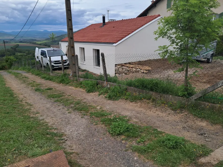 Travaux de finition sur l'ensemble des façades