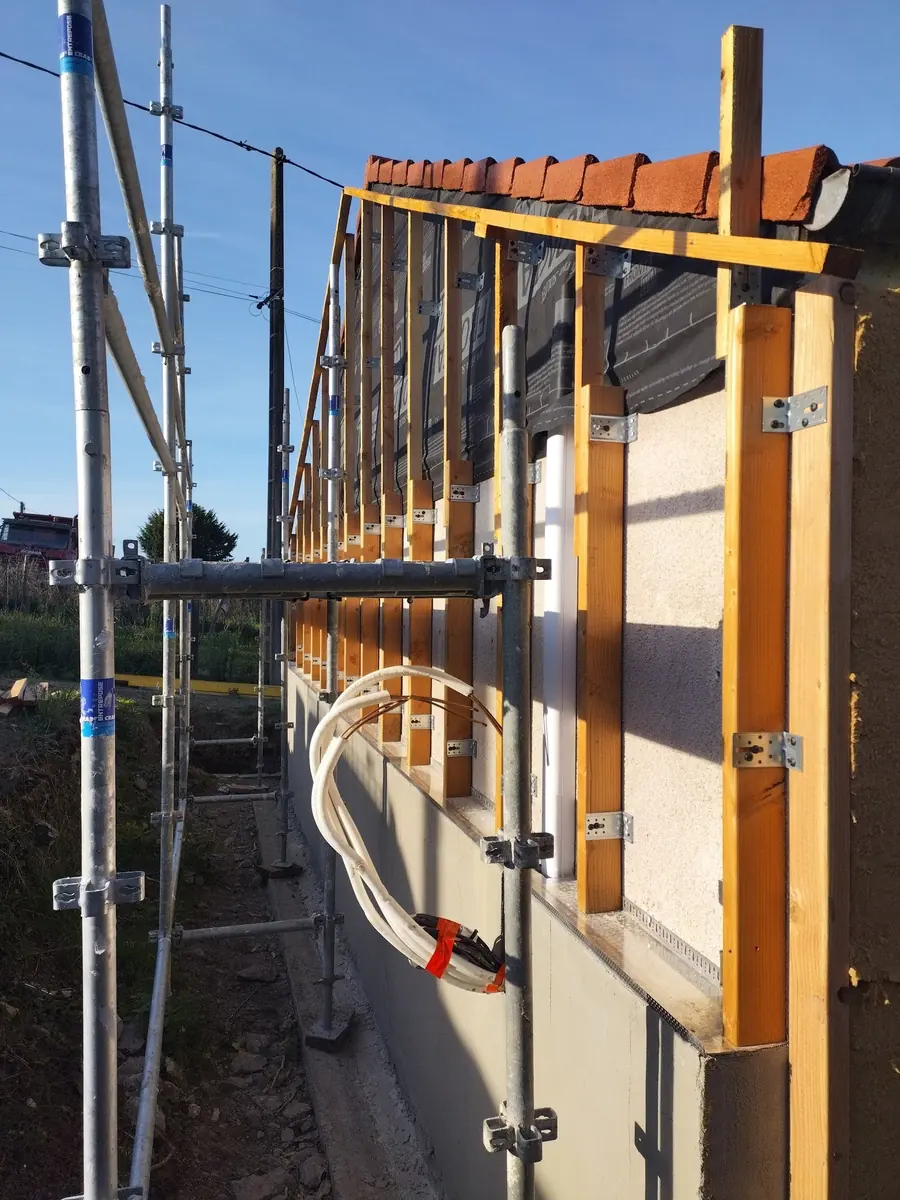 Préparation de façade avant isolation thermique par l'extérieur