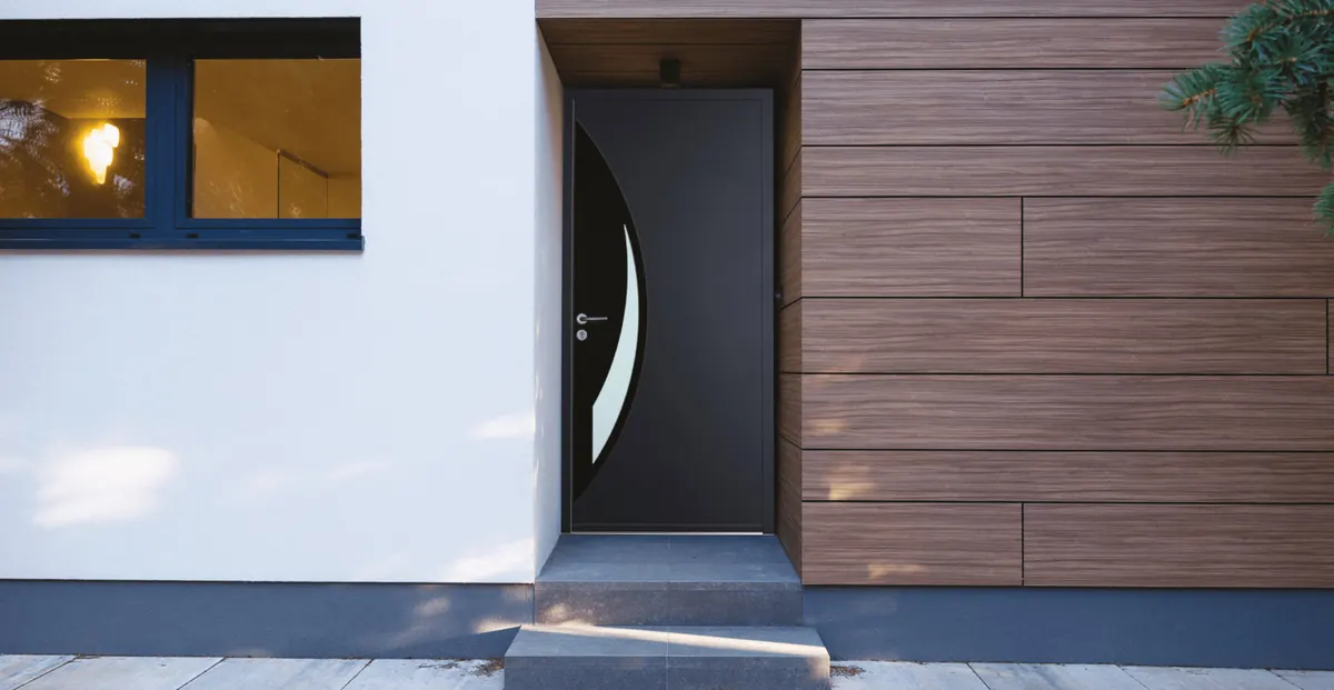 Porte d'entrée aluminium Hilzinger dans le Puy-de-Dôme