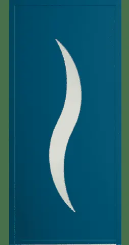 Porte d'entrée bois aluminium Hilzinger modèle 112