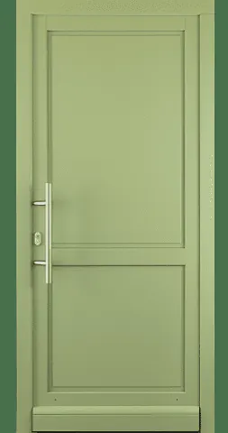 Porte d'entrée bois Couval Capucine dans le 63