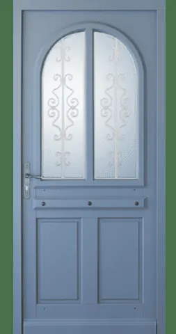 Porte bois Couval Sauge pour rénovation